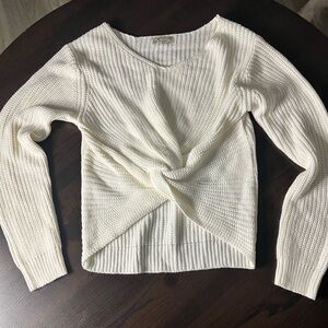 White low crop sweater!